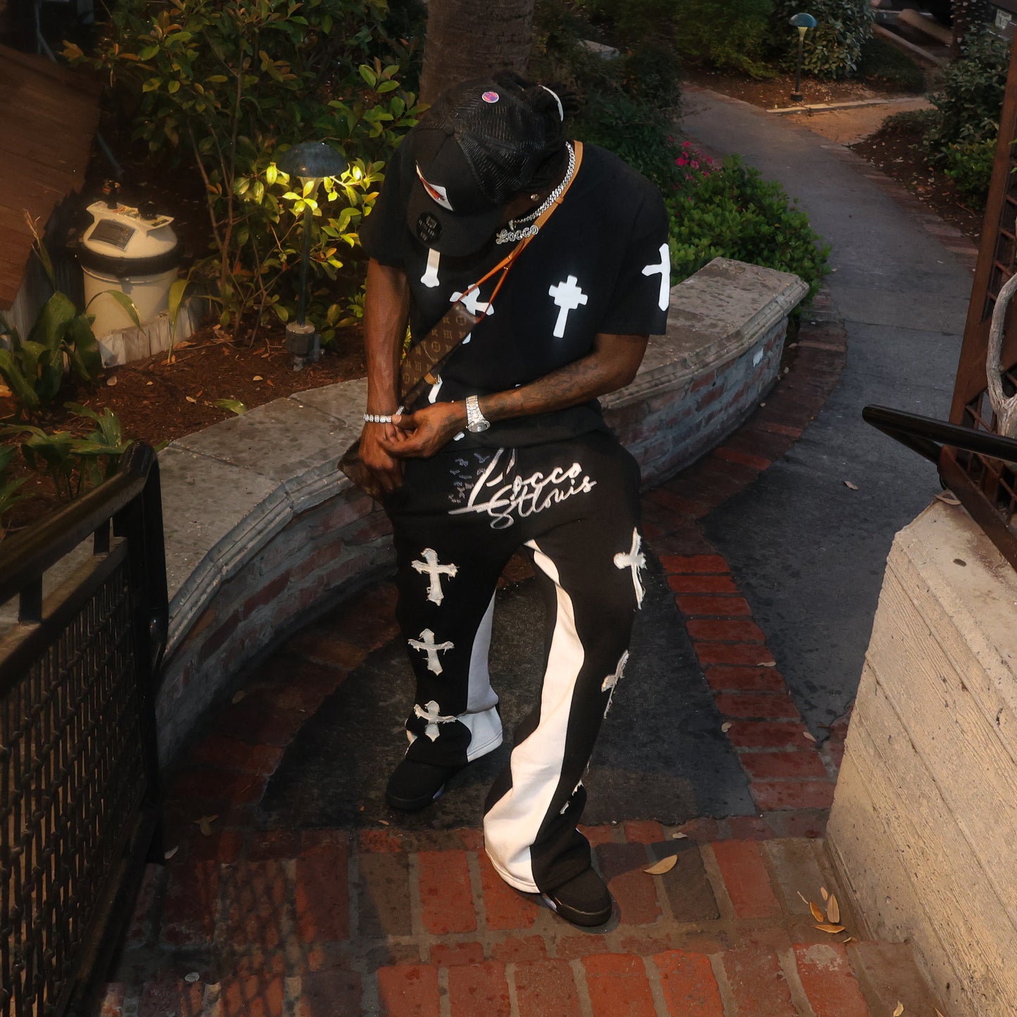 Zebra Black Joggers