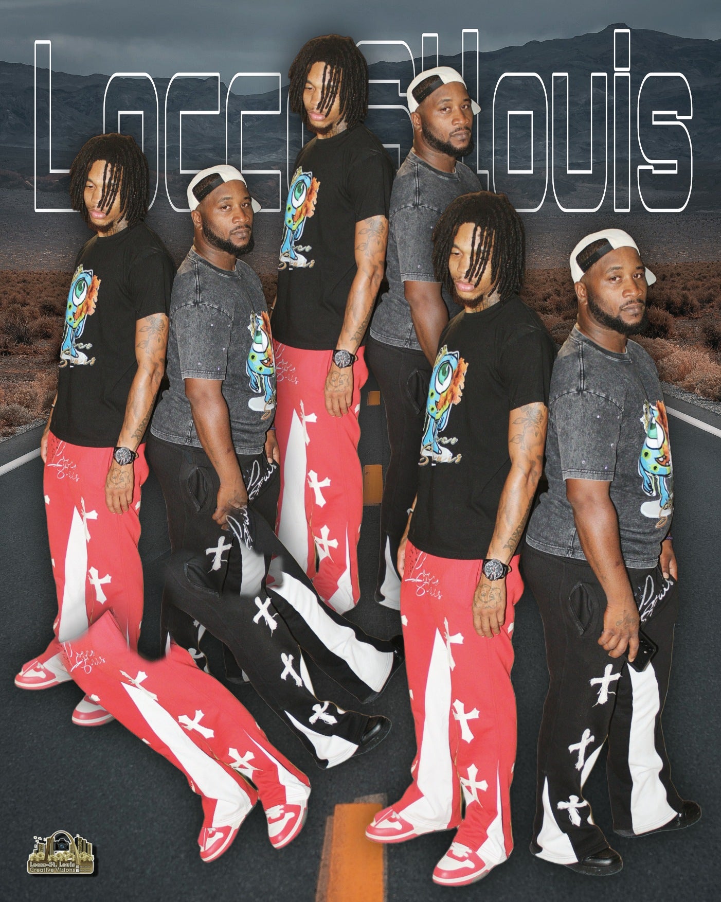 Red Slushy Joggers