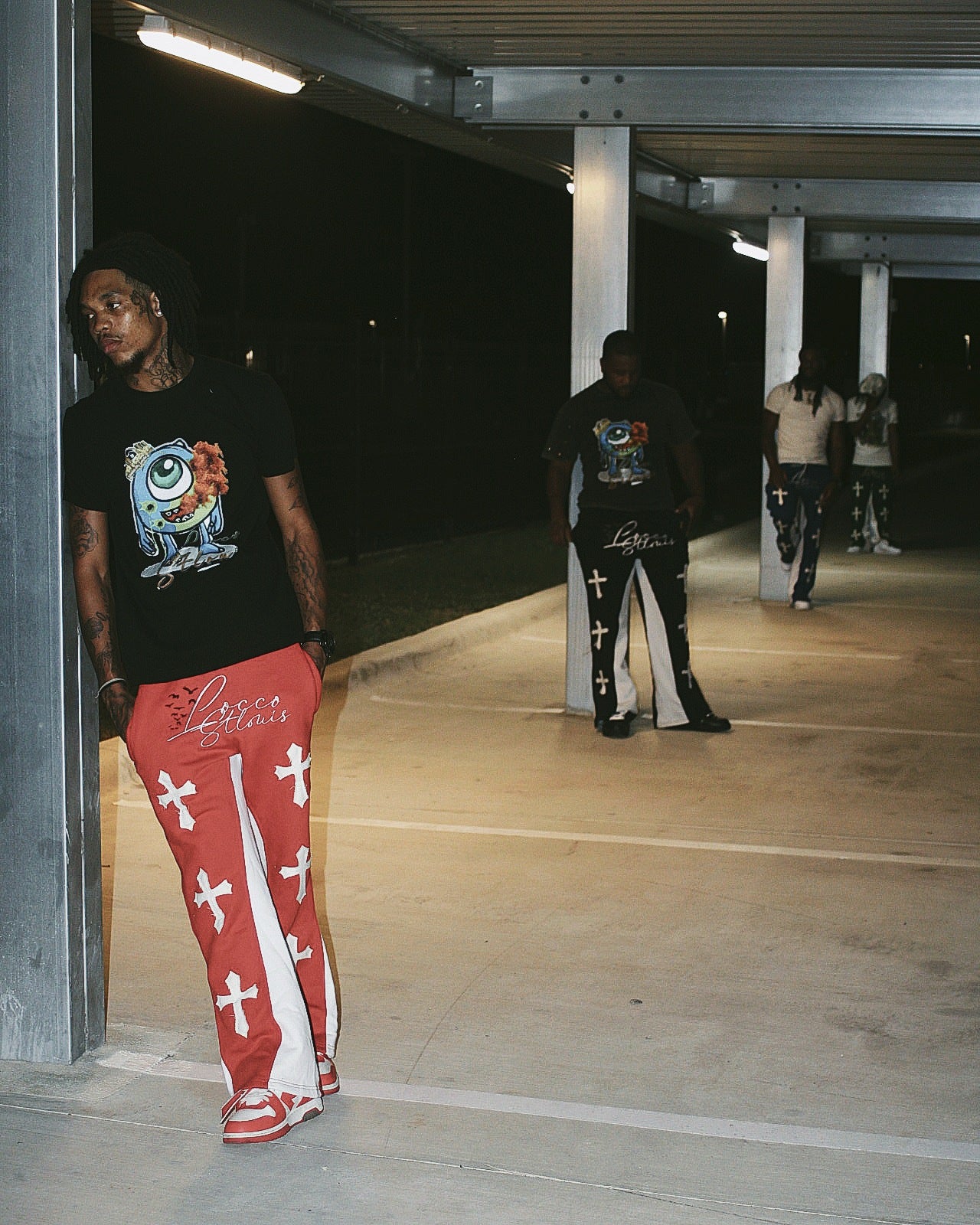 Red Slushy Joggers