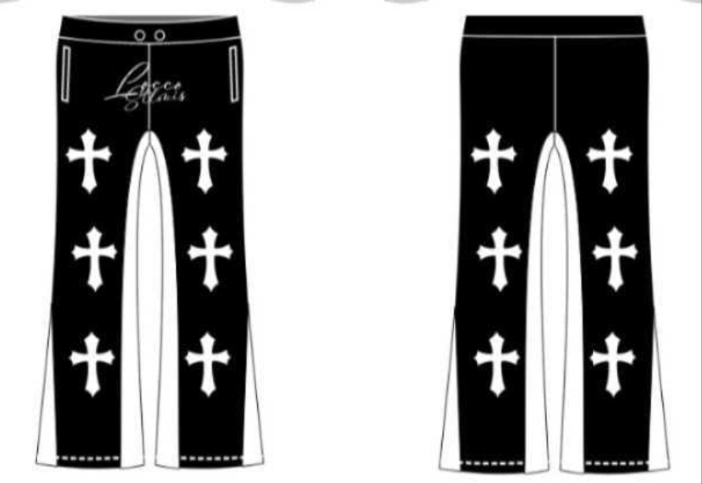 Zebra Black Joggers
