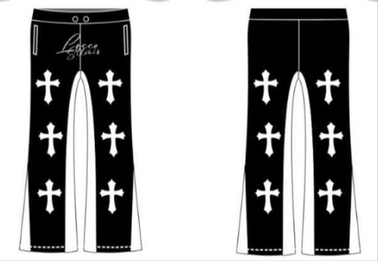 Zebra Black Joggers