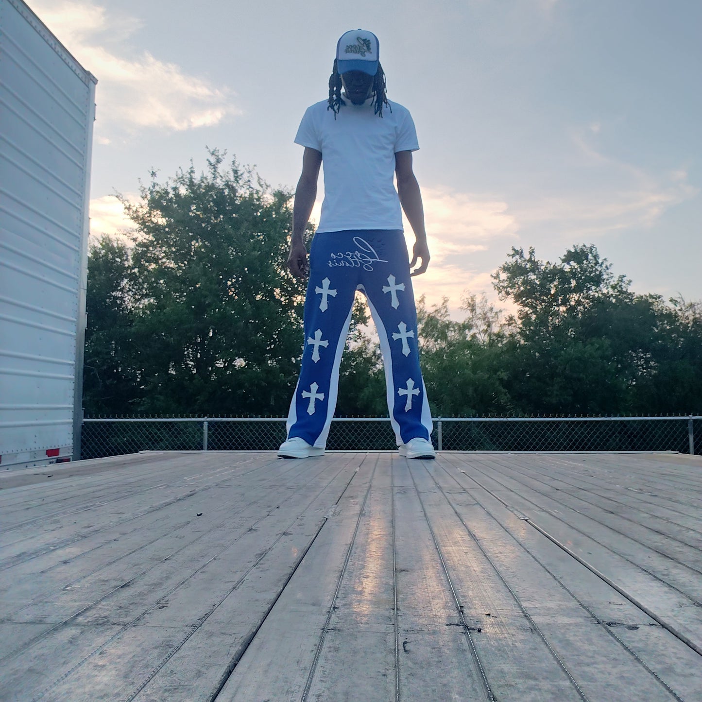 Ocean Blue Joggers