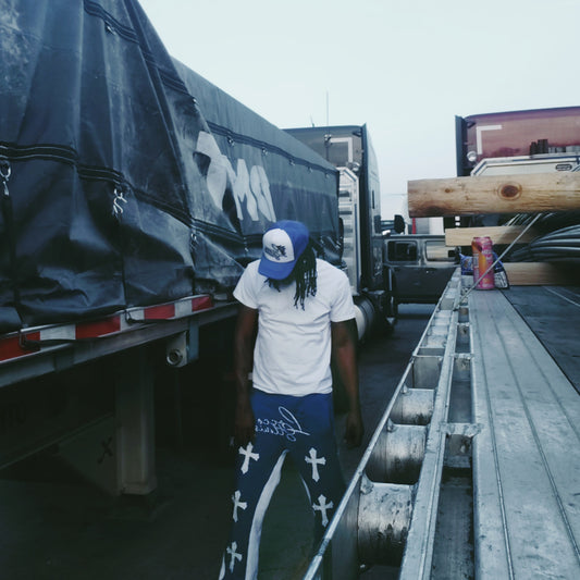 Ocean Blue Joggers
