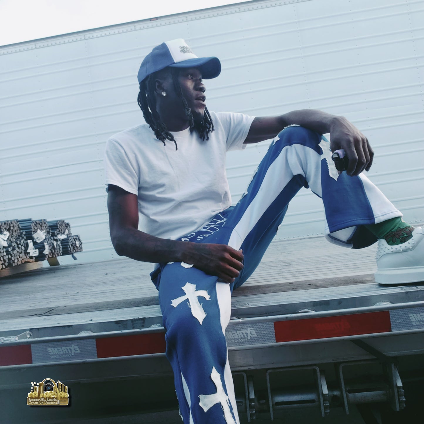 Ocean Blue Joggers